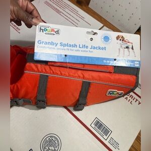 Outward Hound Bright Orange Pet Life Vest